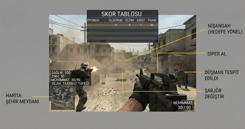 Multiplayer FPS Temel Kavramlar ve Terminoloji
