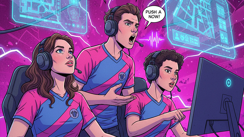 FPS Oyunlarında Takım İletişimi ve Koordinasyon Örneği